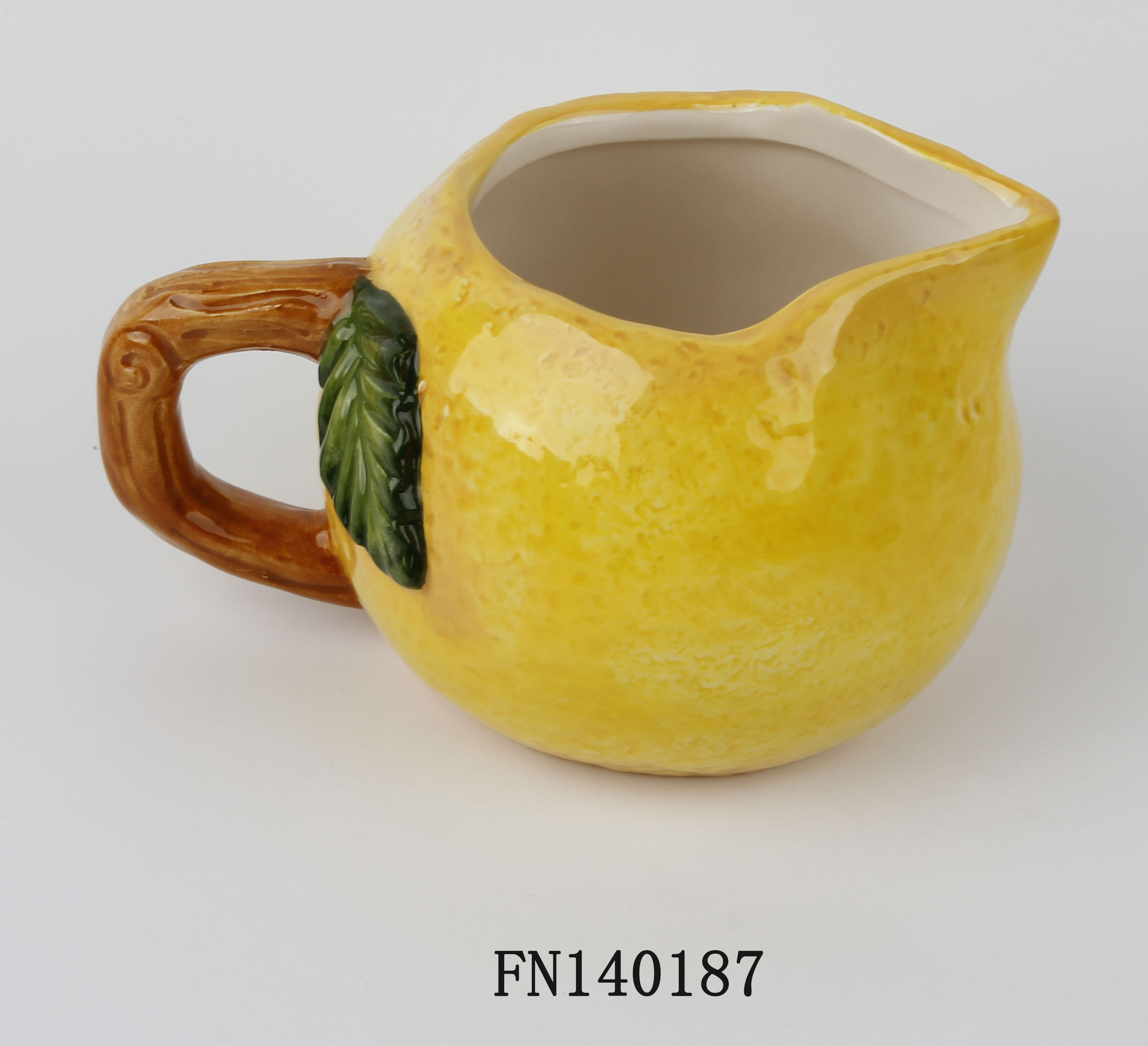 Ceramic lemon milk cup