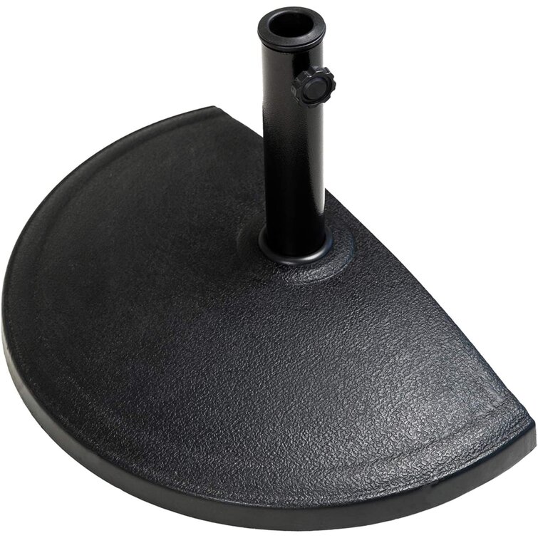 Taicheng resin half umbrella table stand umbrella outdoor garden sunshade umbrella parasol base