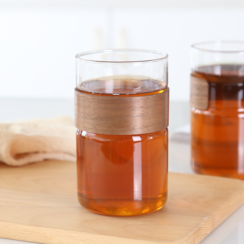 400ml borosilicate glass cup, Tea cup, milk cup, heat protection, heat insulation