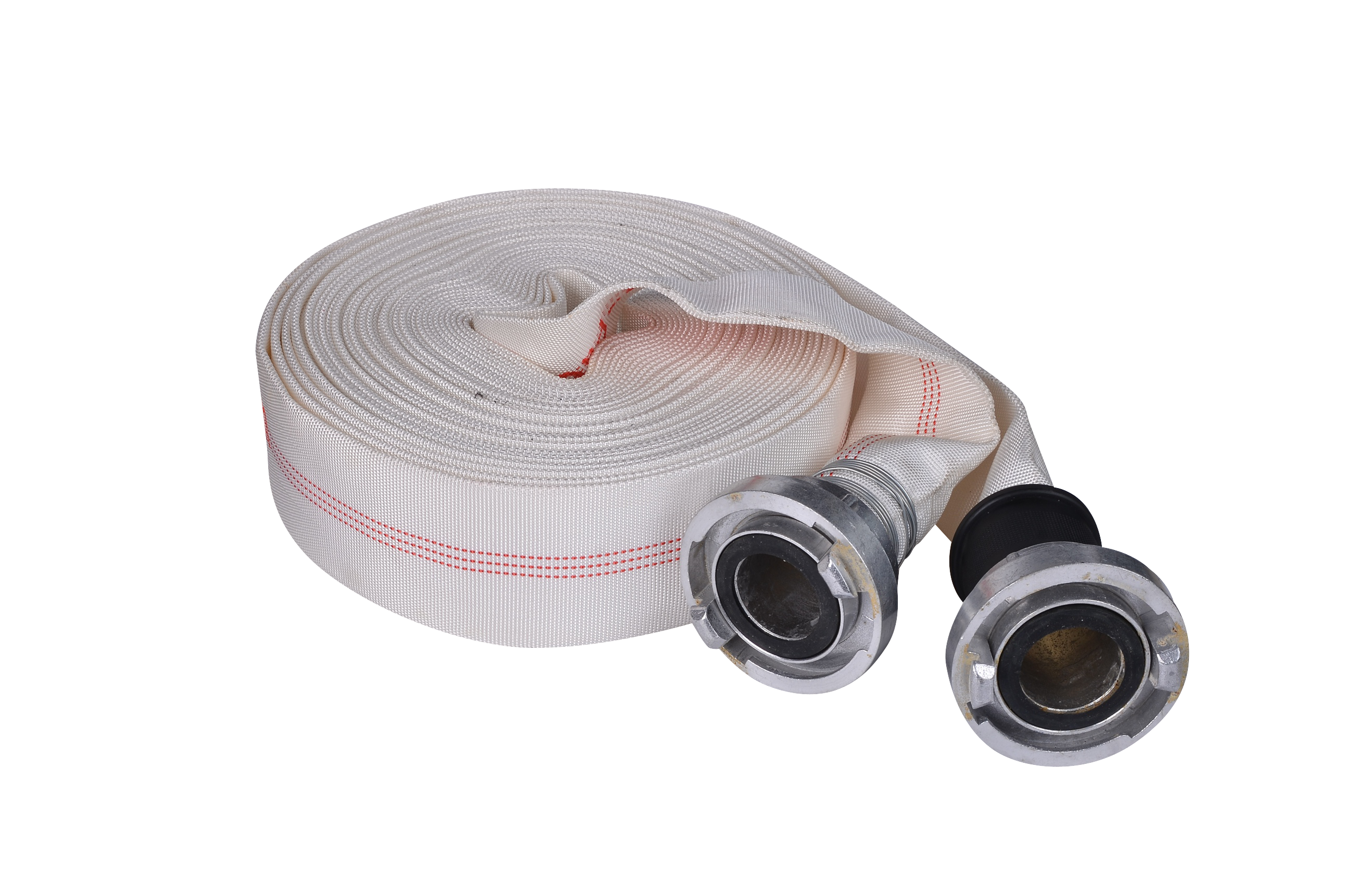 Fire hose with couplings