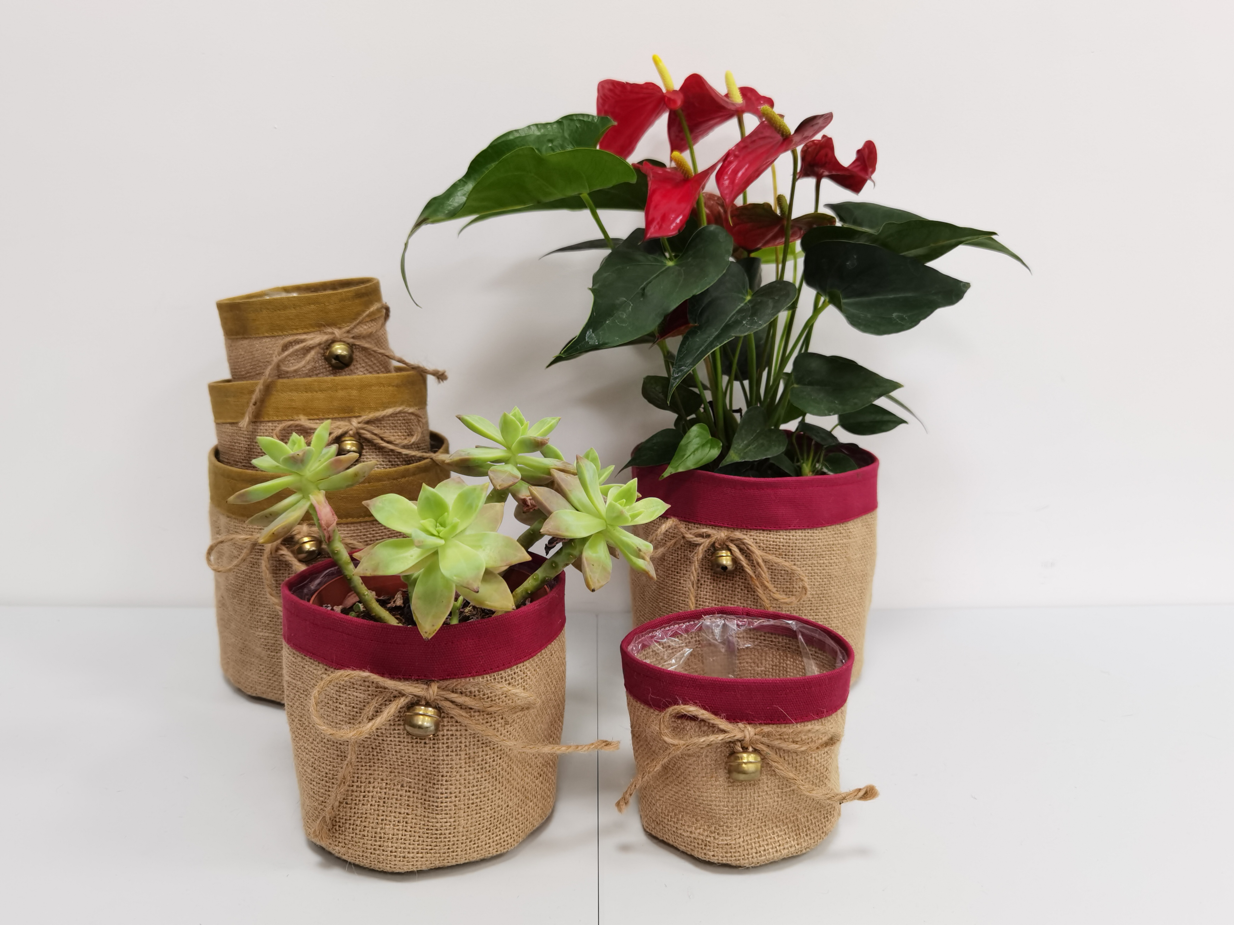 Jute Flower Pot Cover