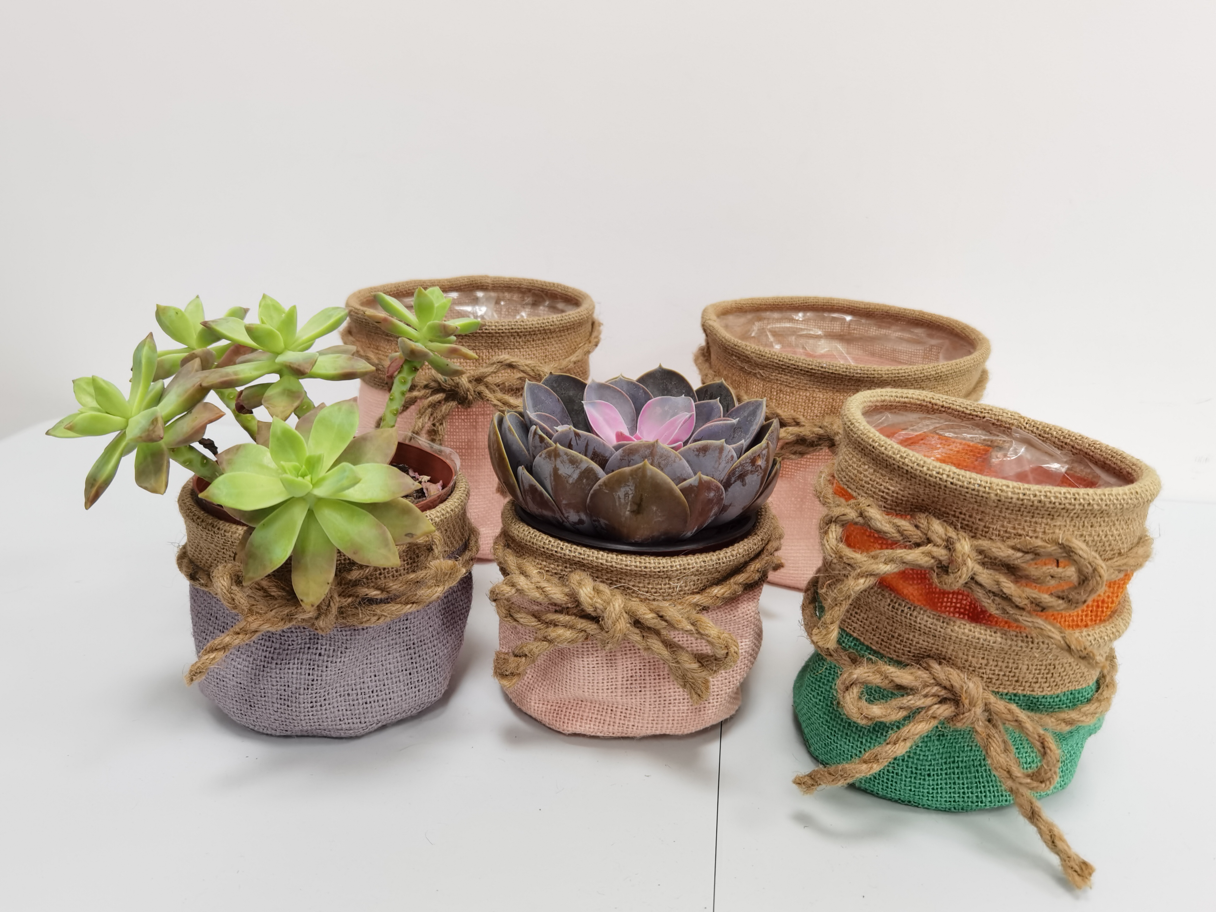 Jute Flower Pot Cover