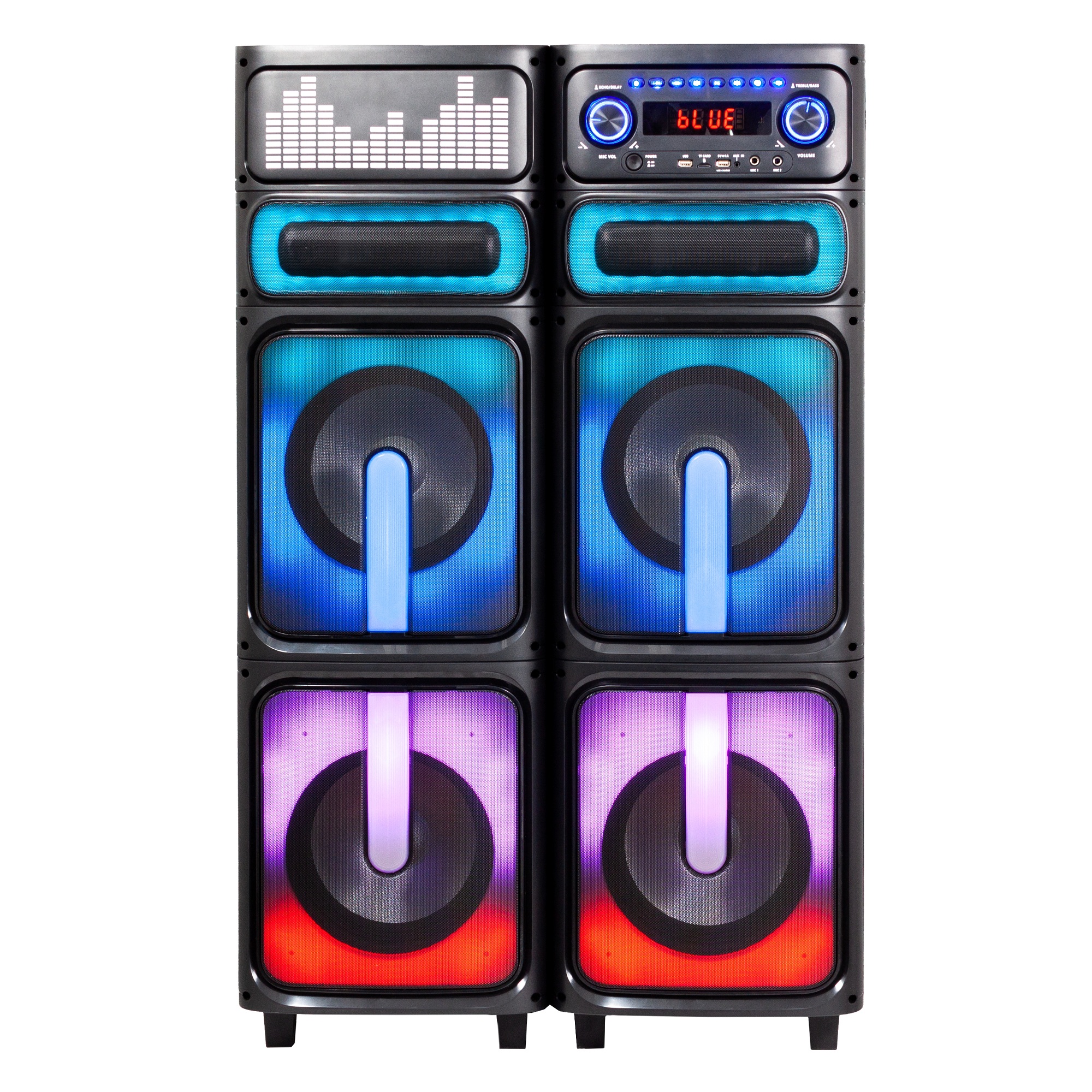 Multi-functional High Power Pair Party Bluetooth Tower speaker