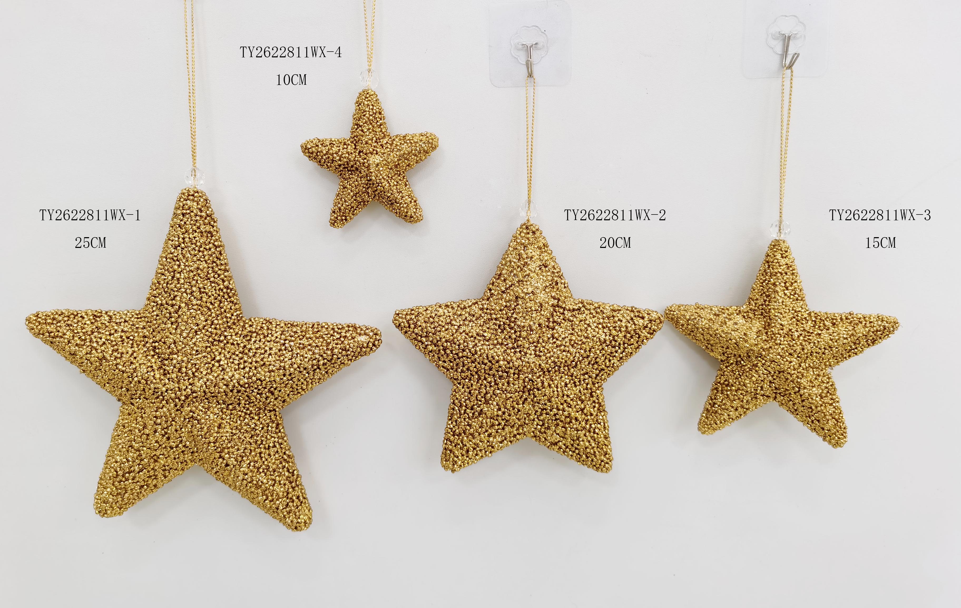 Christmas decoration Glitter picks,l Glitter picks,glitter star