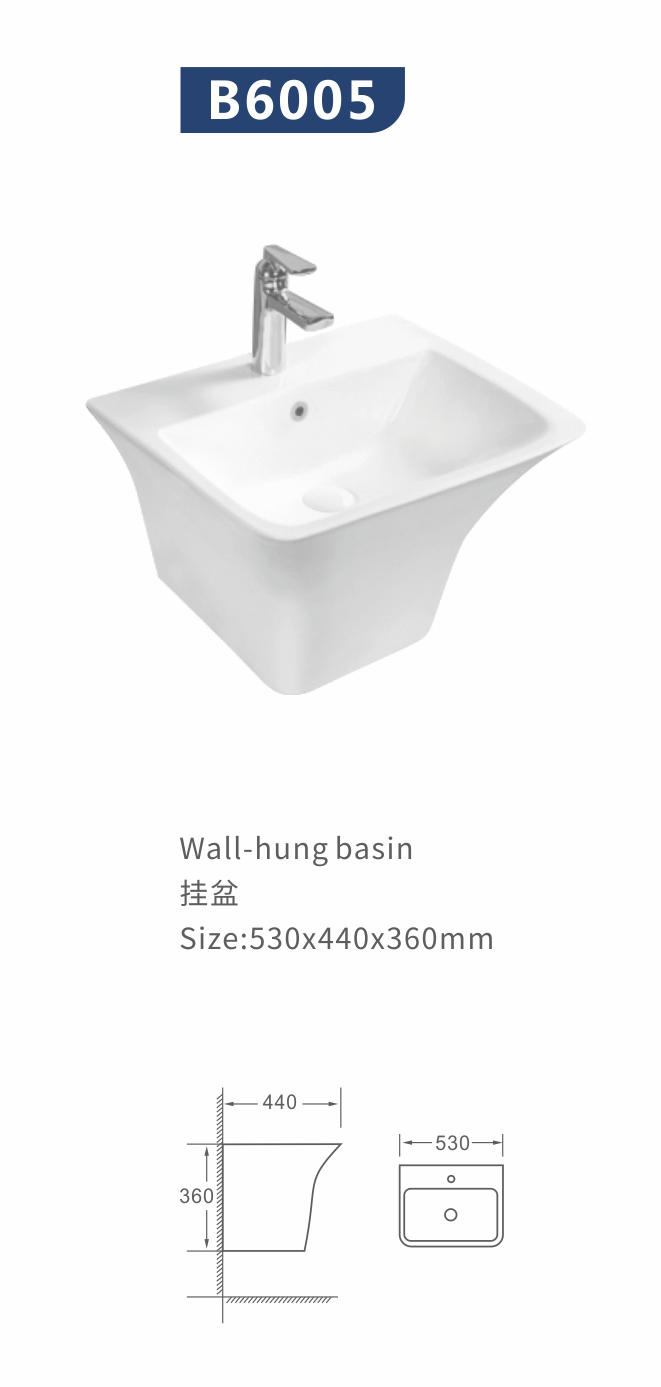 Wall hung basin, half pedestal basin, , short pedestal basin, lavatory hung, sink
