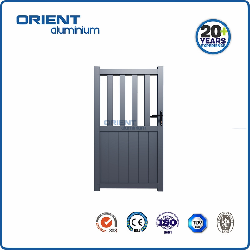 Good Quality Automatic Pedestrian Walkway Aluminum Single Swing Gate