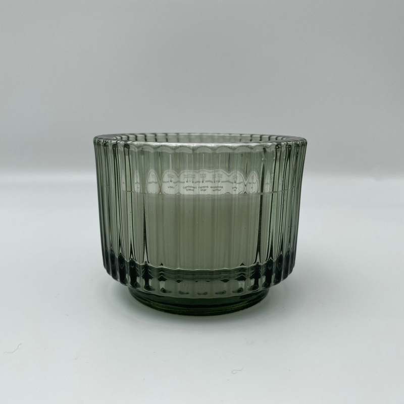 Scented glass jar candle