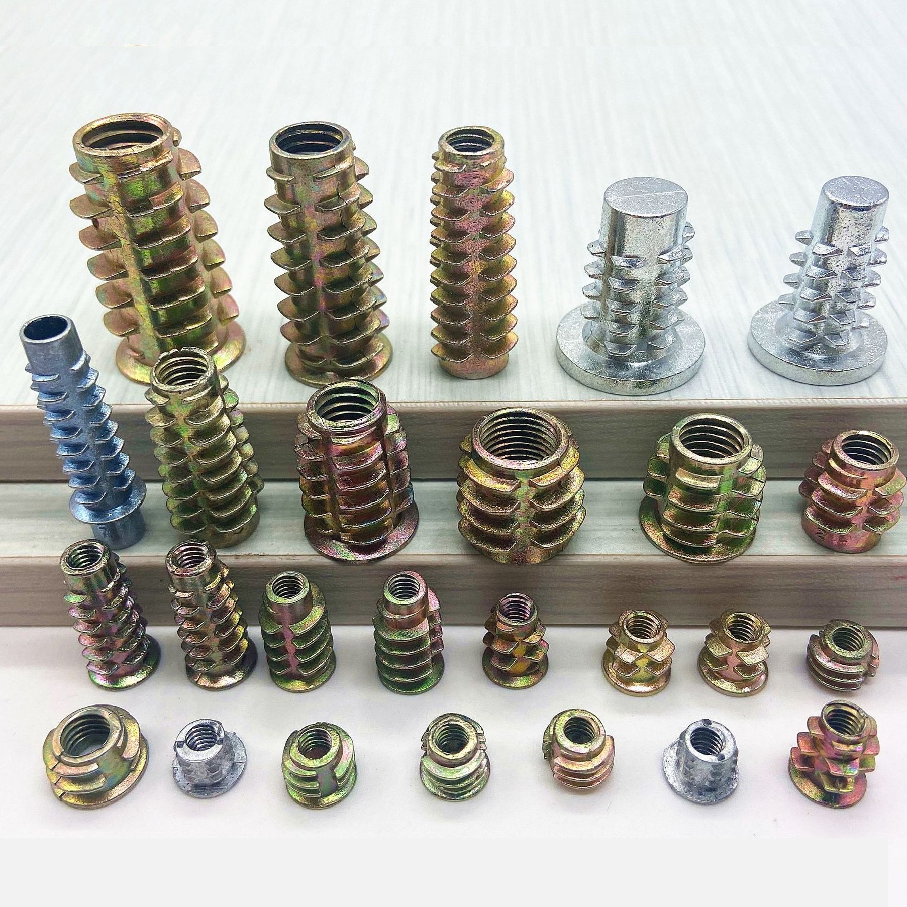Hex socket insert nuts thread