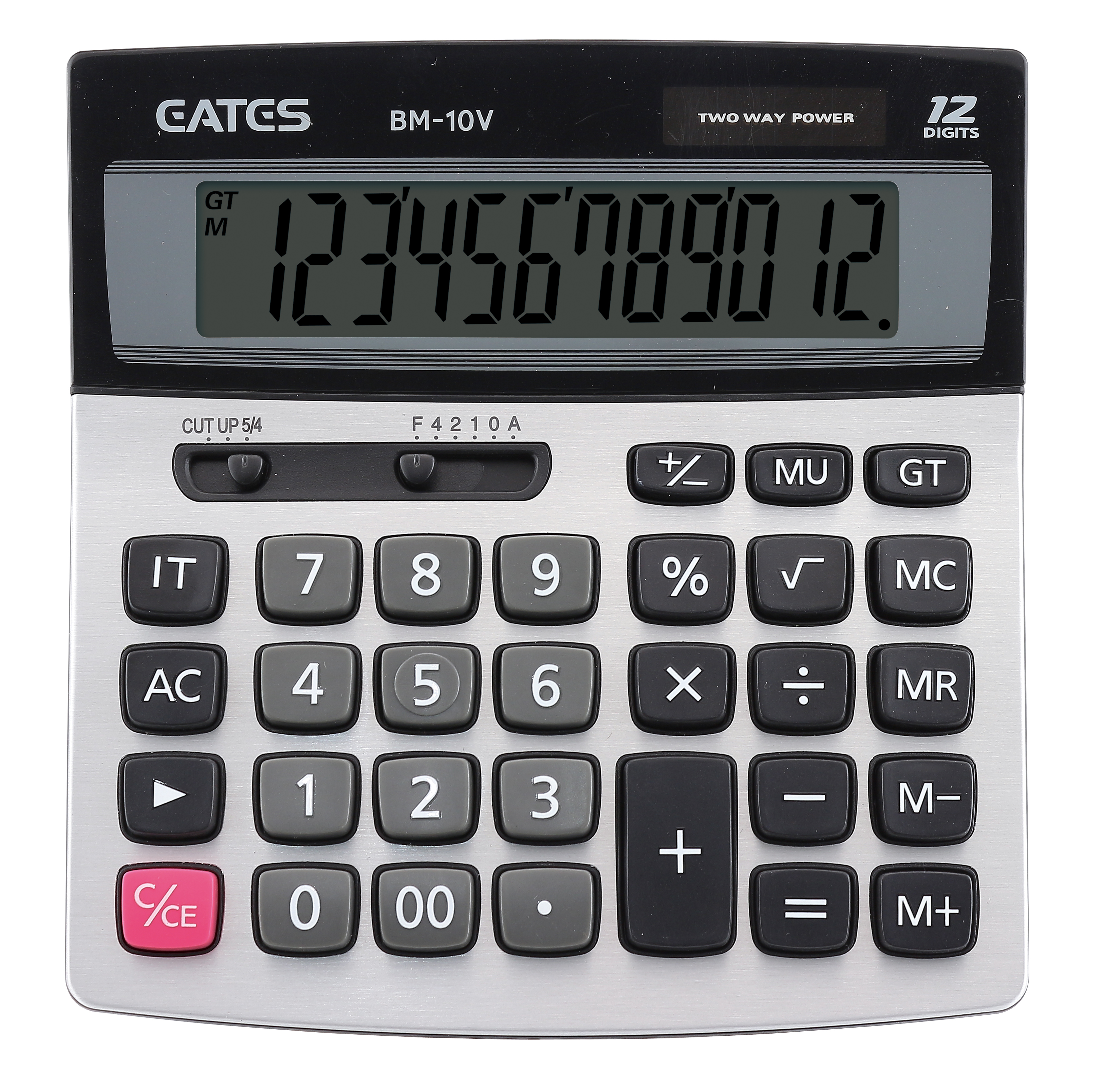 Office Business Big size 12 digits Calculator With Metal Panel