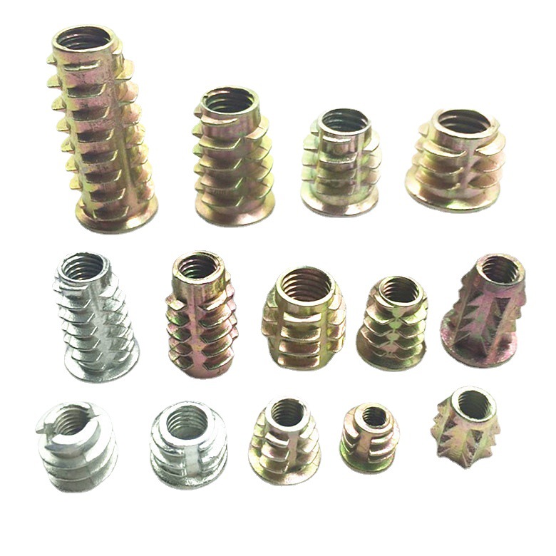 Type D Hex Drive Screw In Threaded Insert For Wood furniture wood table
