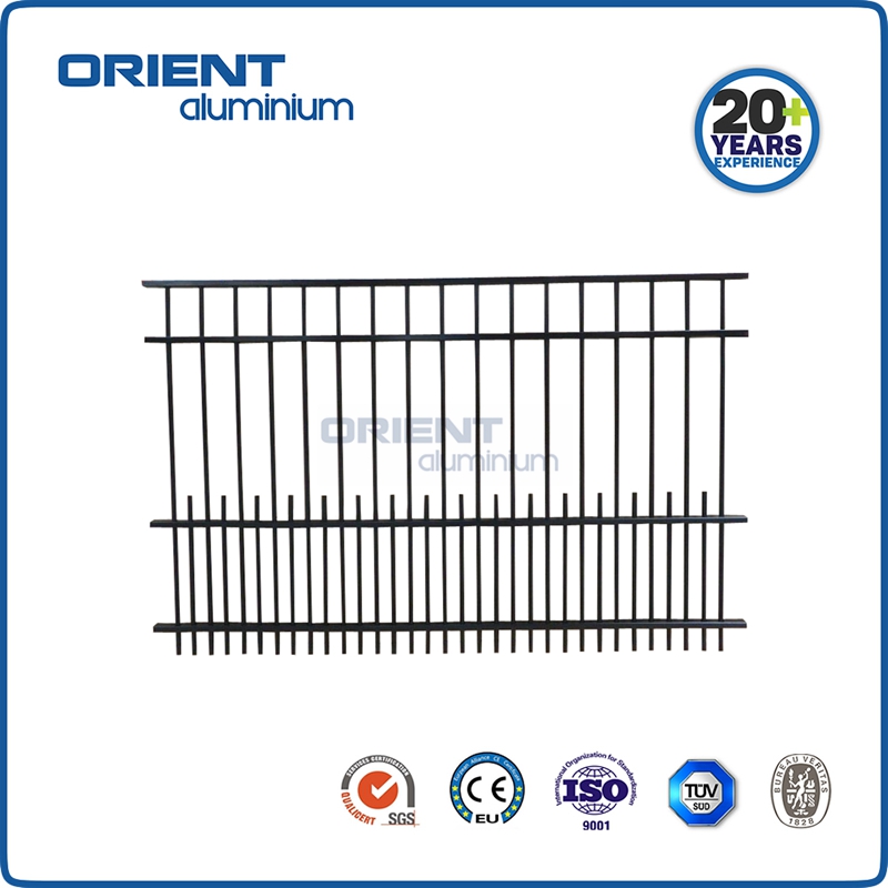 Multi Function Safety Privacy Aluminum Wholesale High Spear Top Security Black Pool Garden Fence