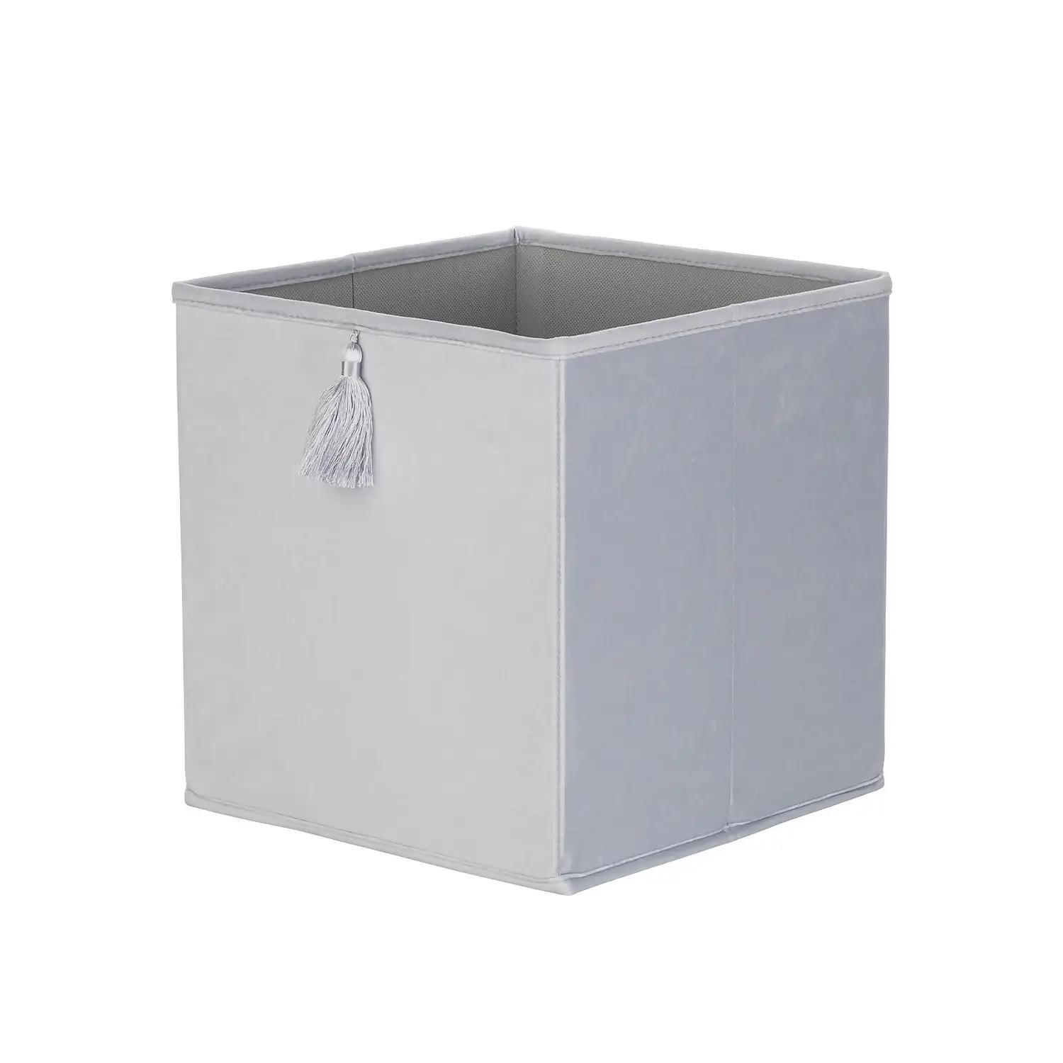 Velvet Metallic printed Storage Bin