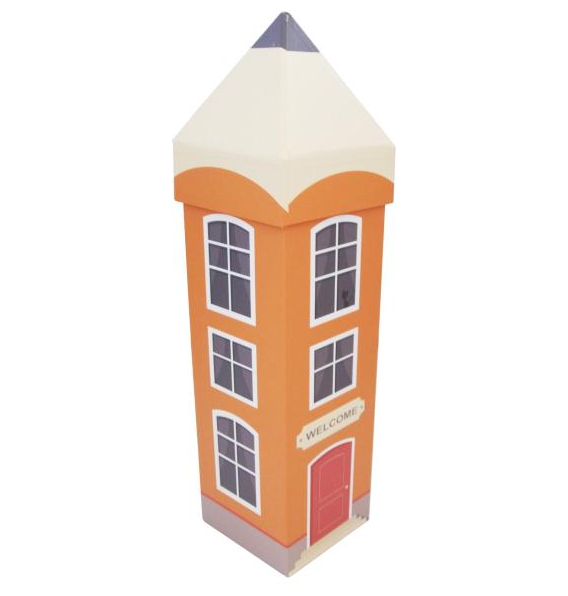 Christmas pencil-shape wine gift box