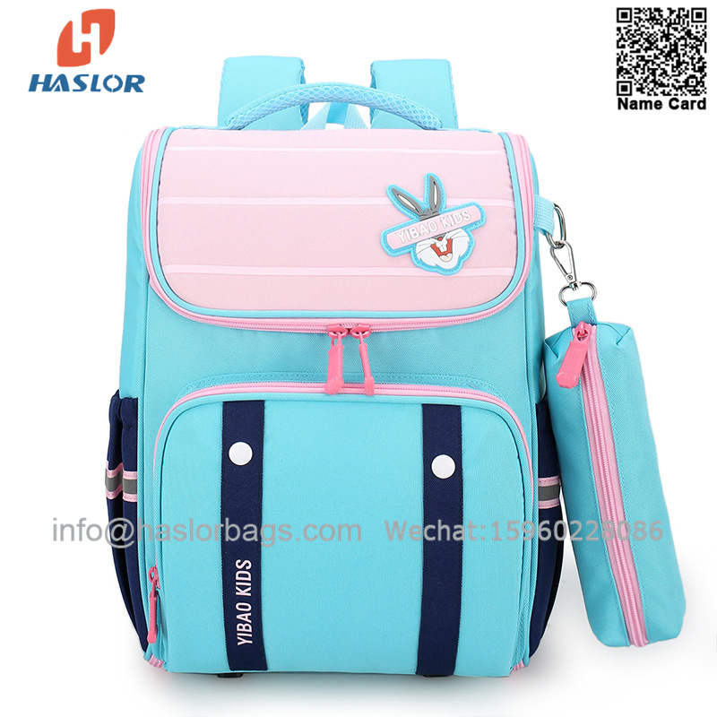 New schoolbags for students to reduce the burden and breathable schoolbags for boys and girls