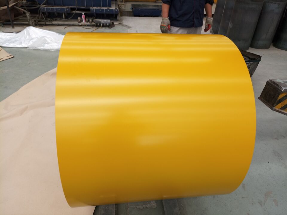 Prepainted steel coils