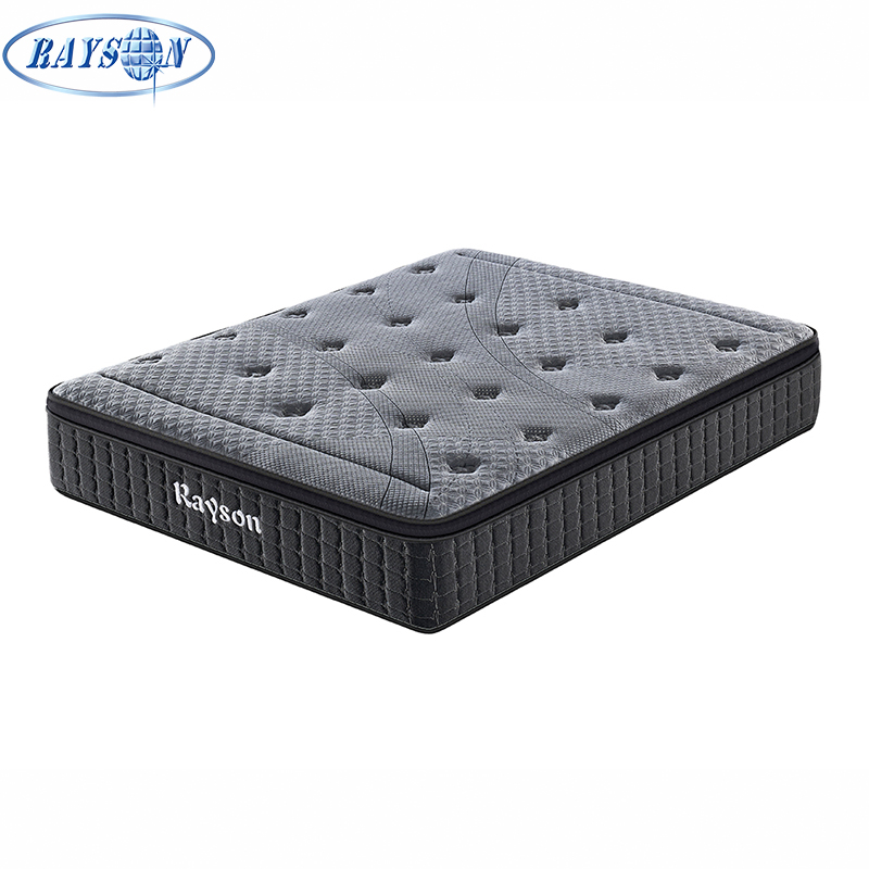 dark roll up latex pocket spring mattress independent spring coil bed mattress in a box