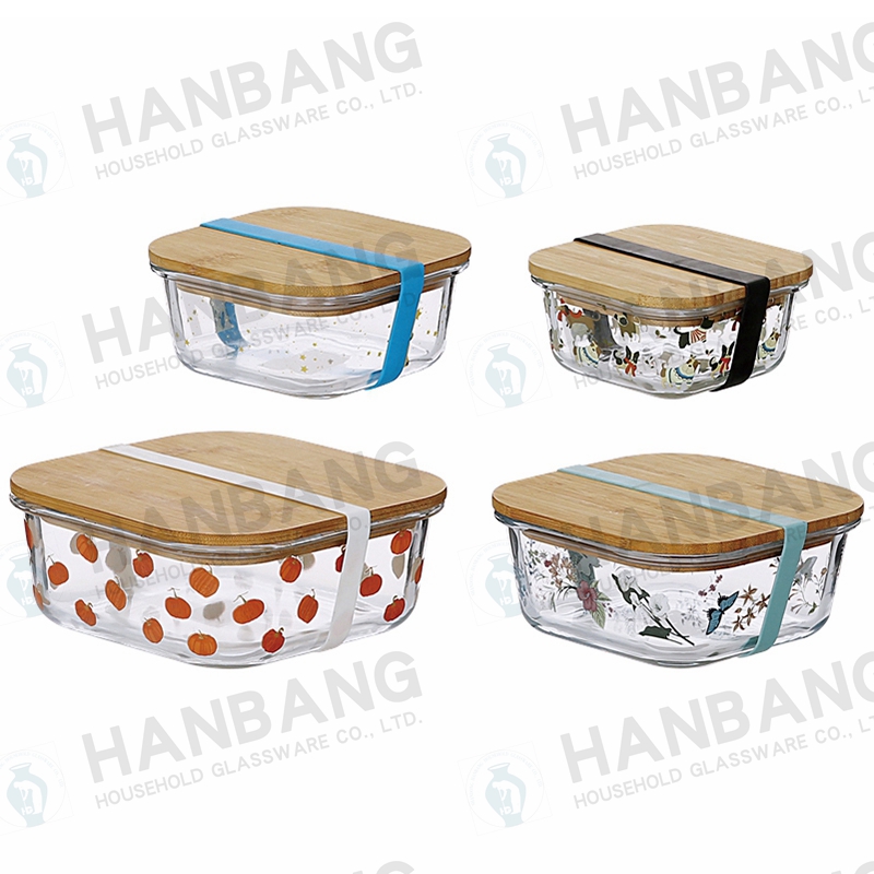 Storage bottles, storage jars, glass bottles, sealed jars，Spice jar，Fresh box