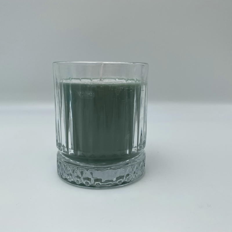Scented glass jar candle
