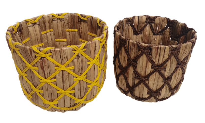 Zhengheshun water hyacinth set 2 fruit basket