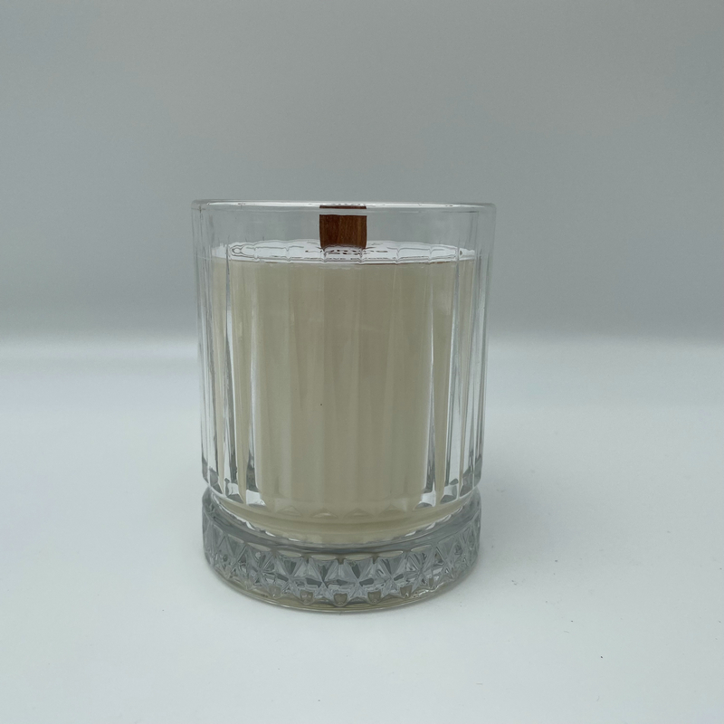 Scented glass jar candle