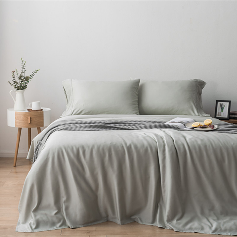 Soft hand cool feeling luxury bamboo bed sheets