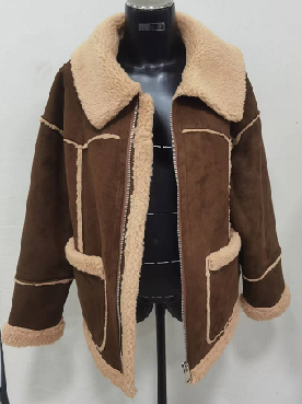 Ladies' Faux Suede Coat
