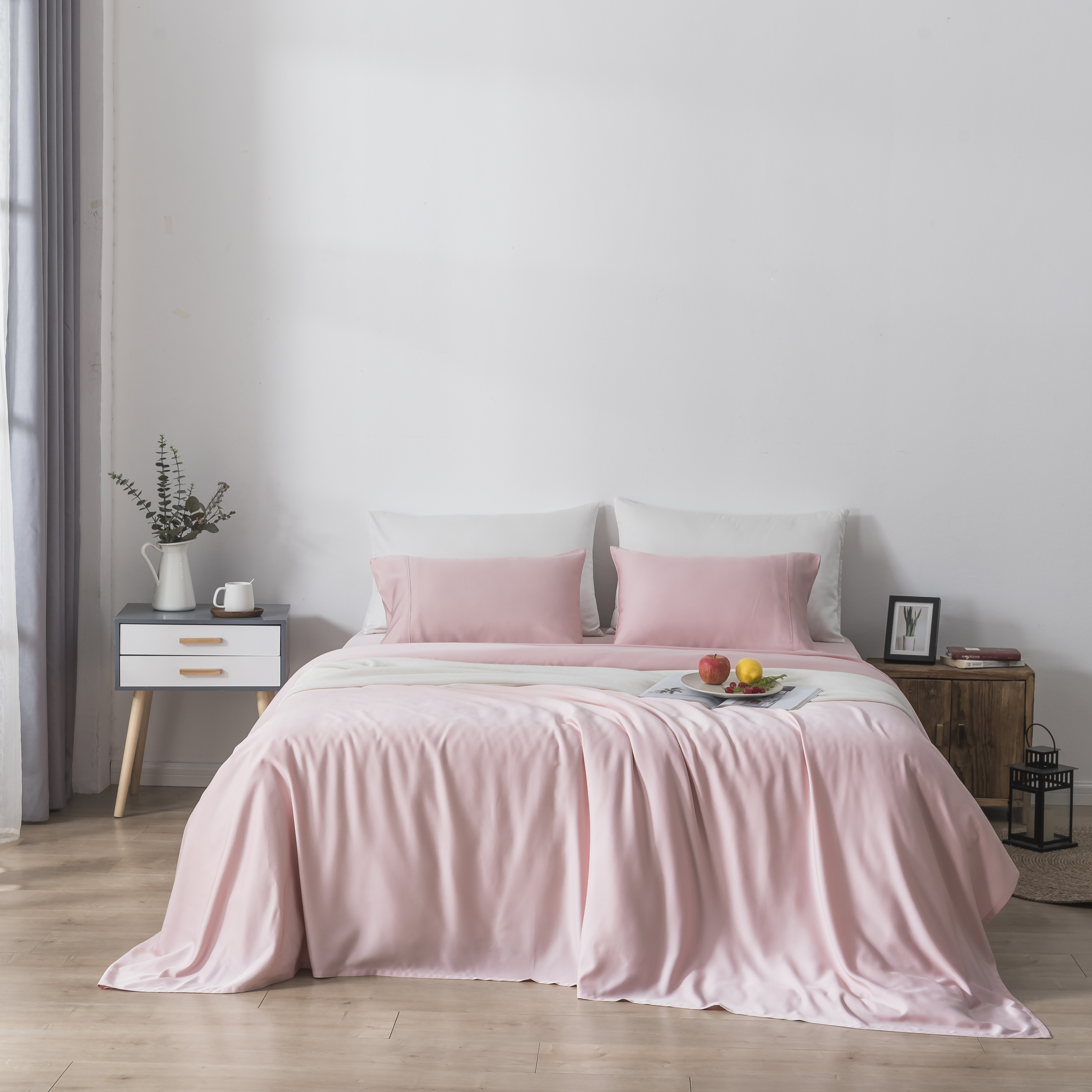300TC Cooling luxury bamboo bedding set