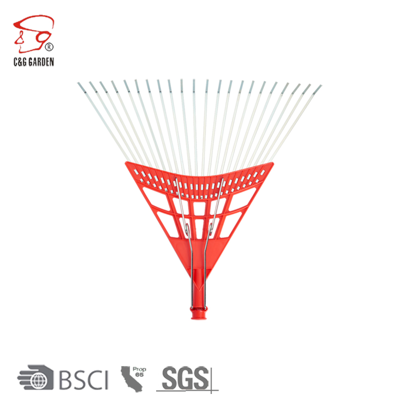 22 Tines steel plastic garden lawn rake garden tools