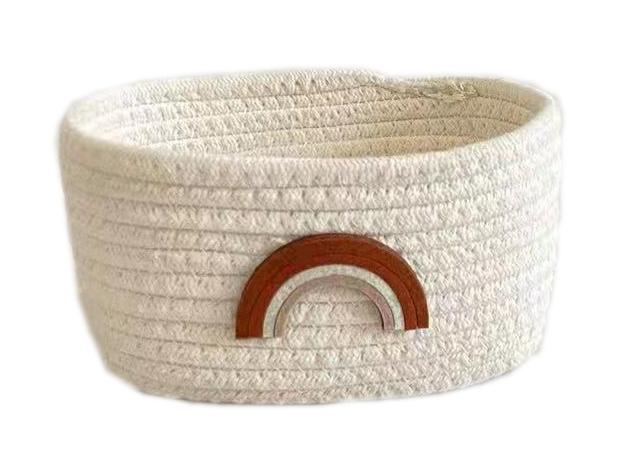 Zhengheshun cotton rope storage basket for children