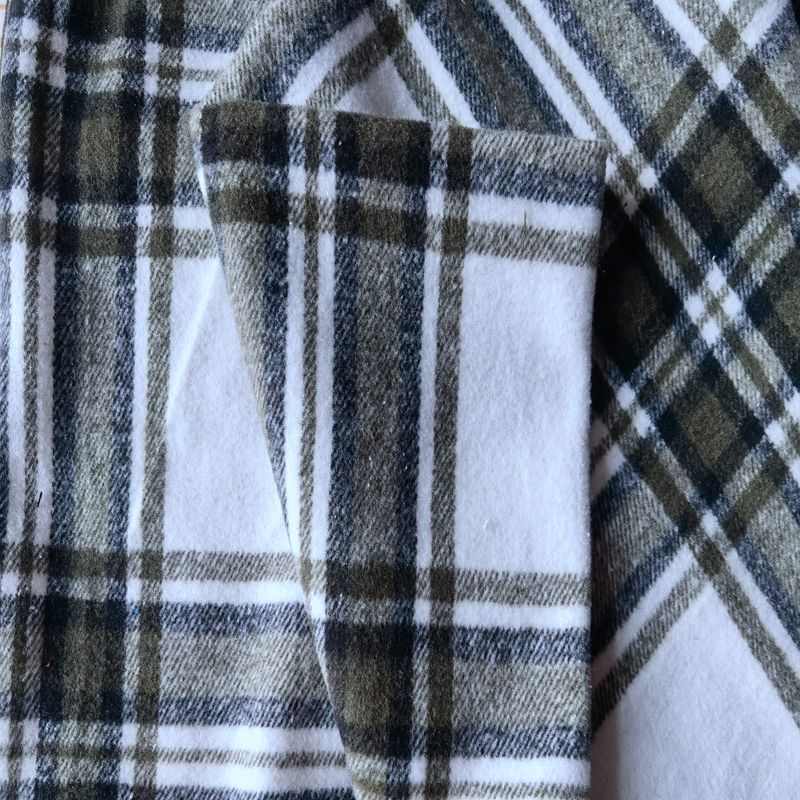high weight yarn dyed flannel