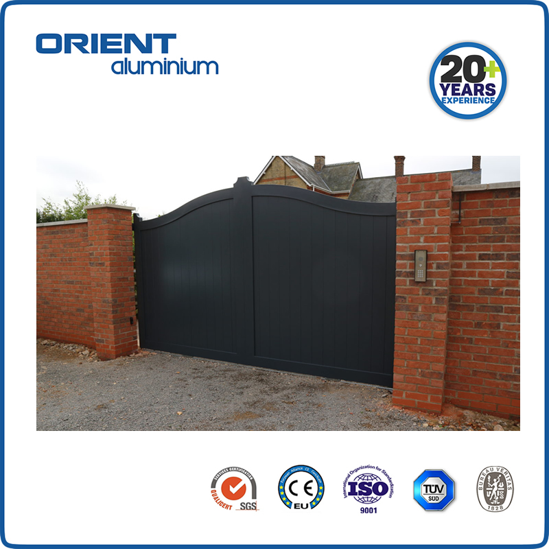 2022 Modern Electric Sliding Aluminum Field Fence Gate