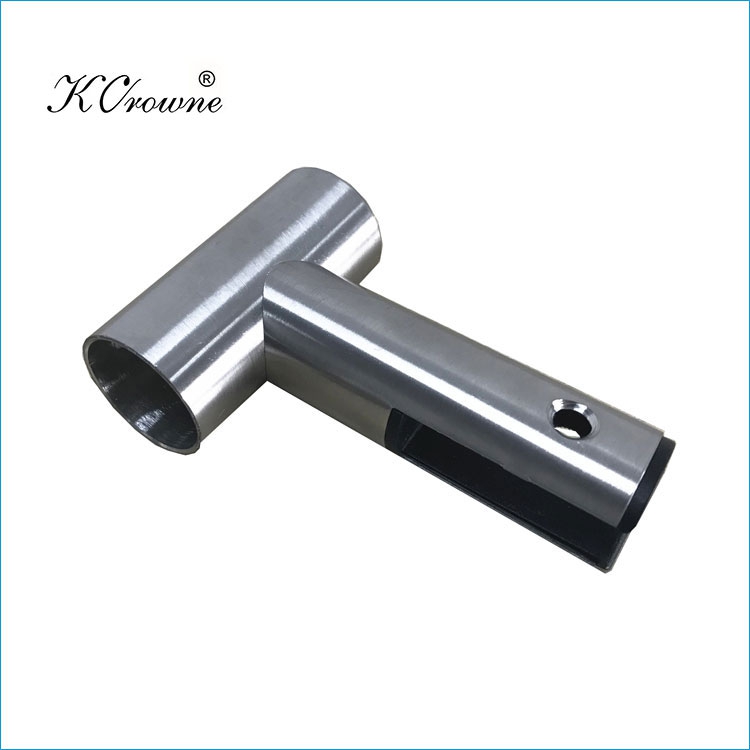 Custom Design Satin Anti Corrosion 304 Stainless Steel Toilet Cubicle Partition Hanging Clamp