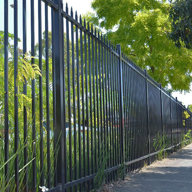 Metal Tubular Black Aluminum Garden Security Fence Panels