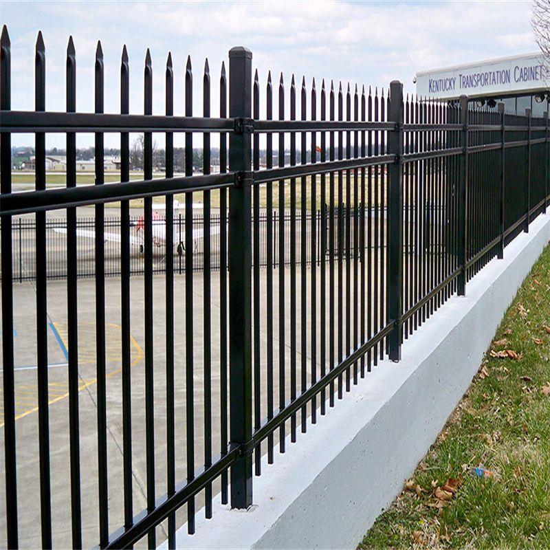 Metal Custom Security Spear Top Fence Panel Manufacturer