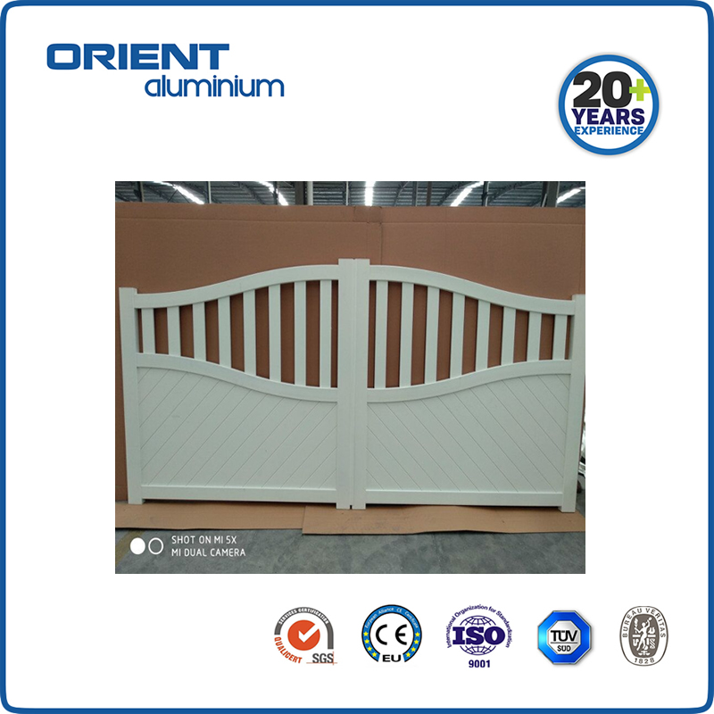 Decorative Aluminium Industrial Aluminium Driveway Gate, Nice Looking Aluminumswing Gate