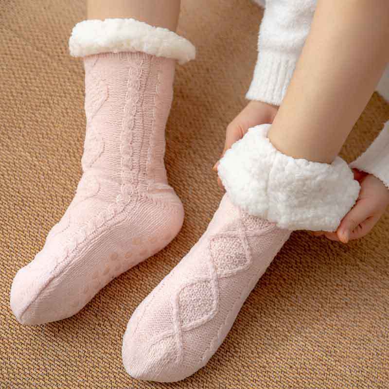 Anti slip home socks