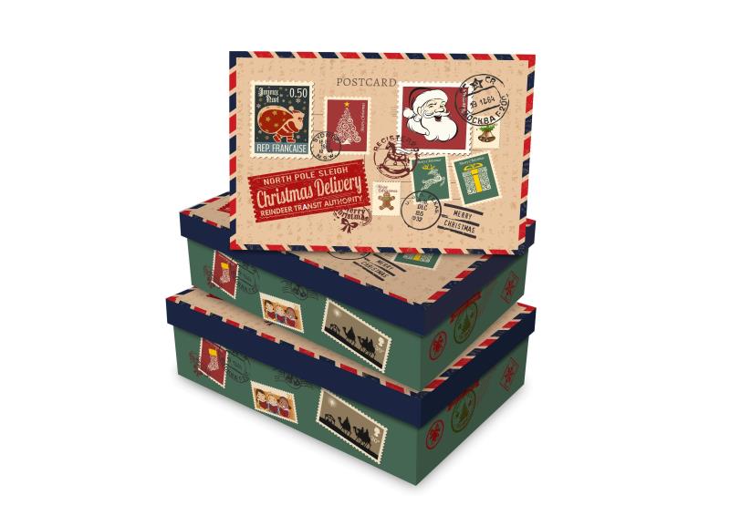 Christmas Series Rectangular Gift Box
