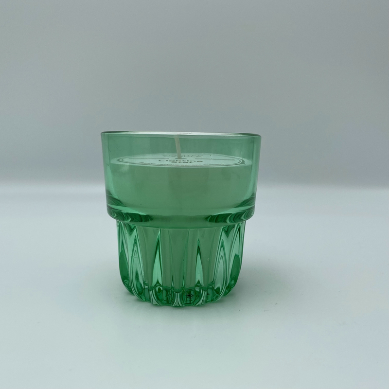 Scented glass jar candle