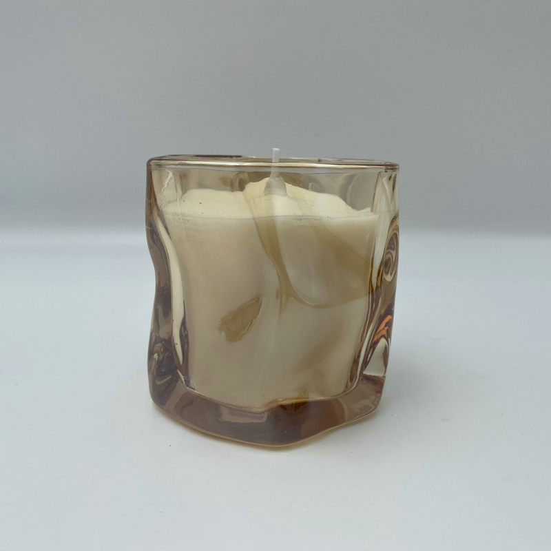 Scented glass jar candle