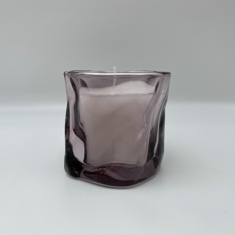 Scented glass jar candle