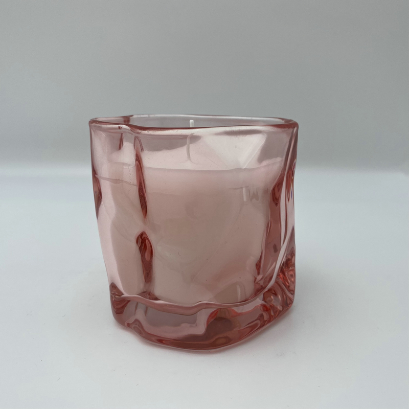 Scented glass jar candle