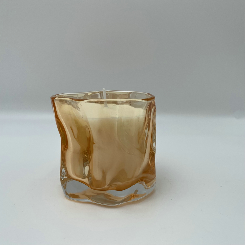 Scented glass jar candle