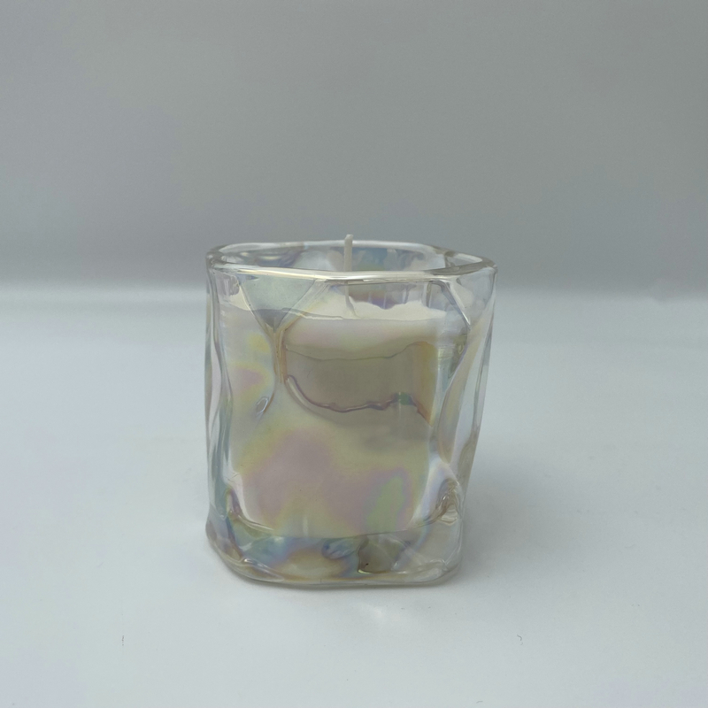 Scented glass jar candle