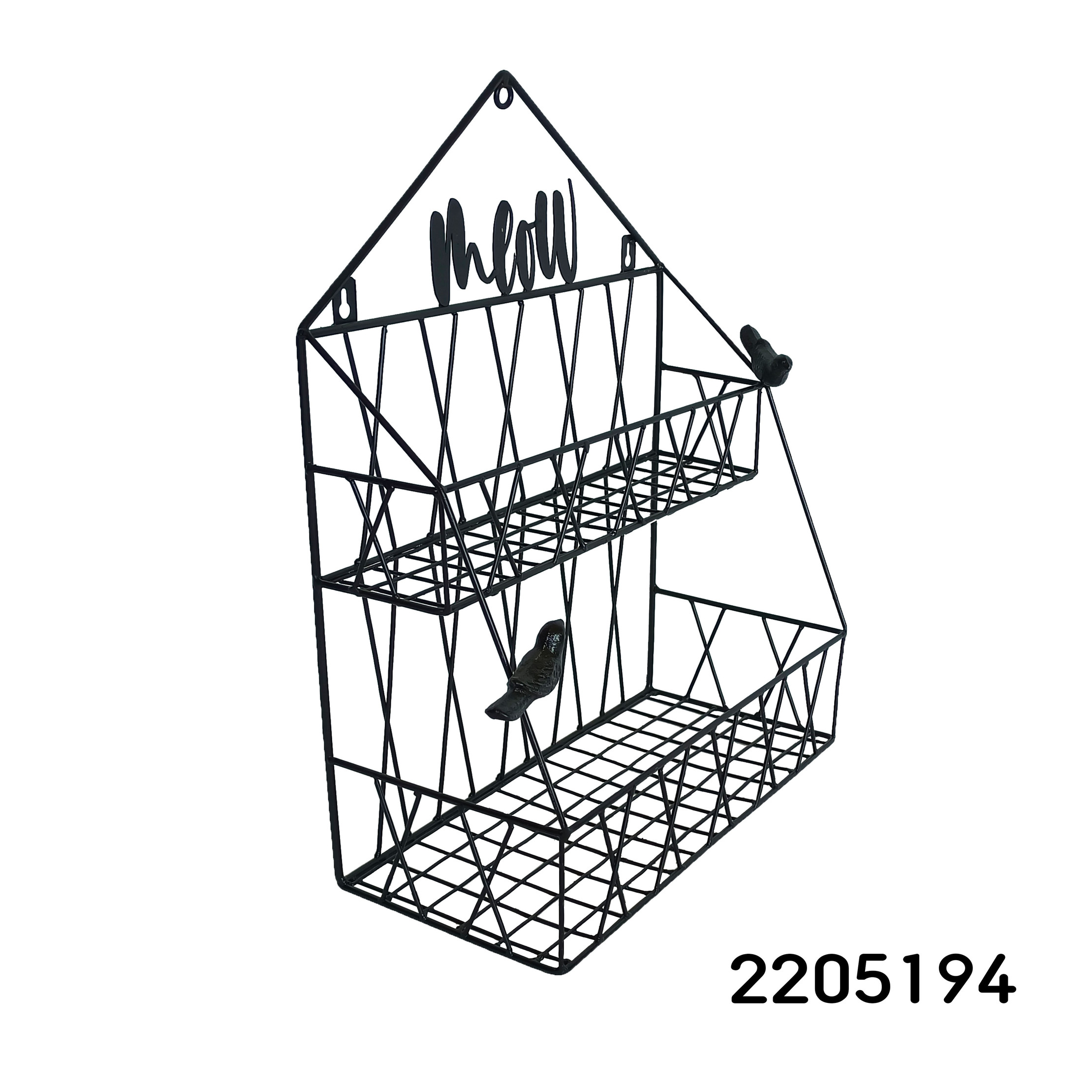 Single Wall Metal Organizer