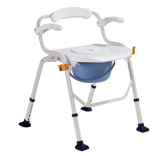 Steel Commode Chair with armrest