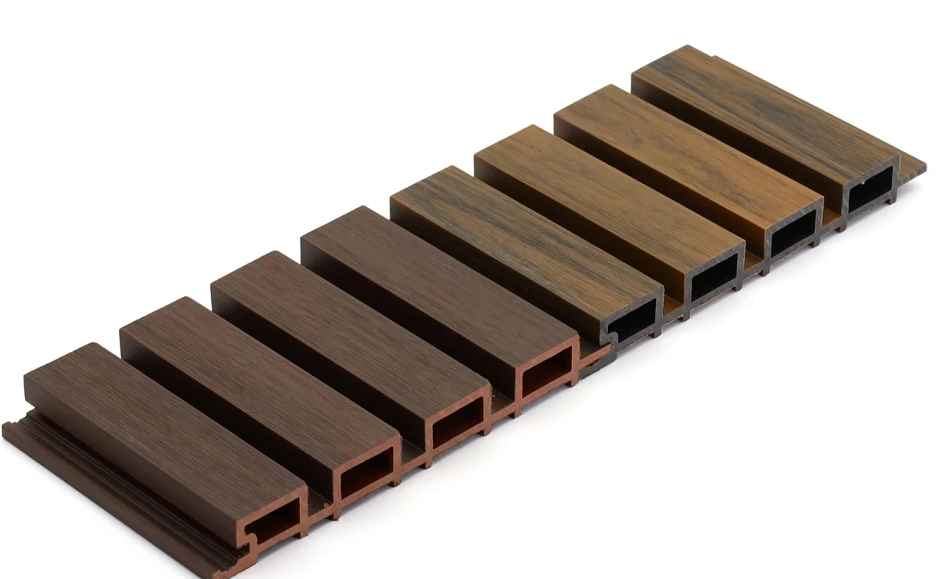 No Fading Strong Weather Resistance Exterior Wall WPC Panel Cladding