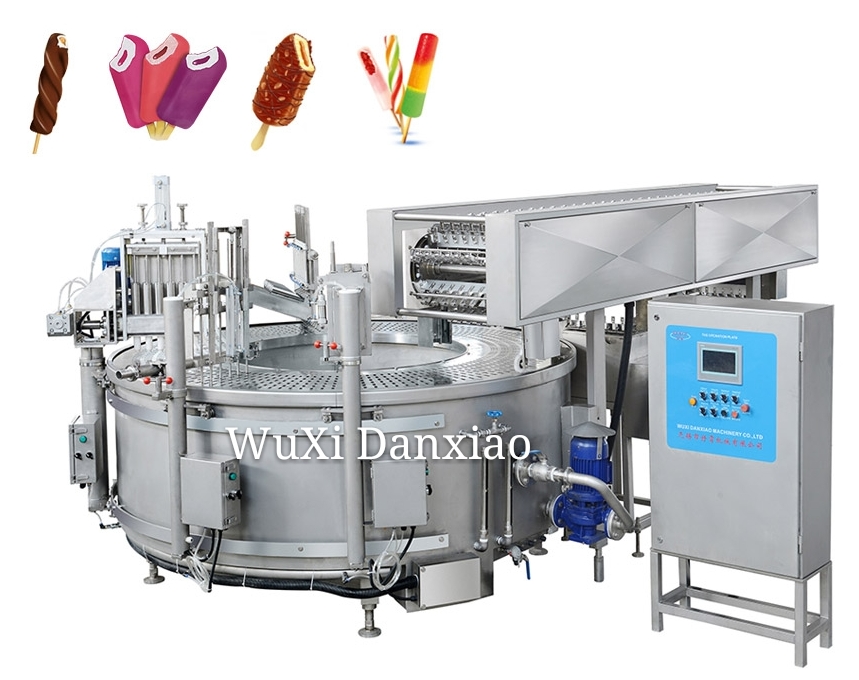 6-row rotary ice cream machine 6000pcs/H