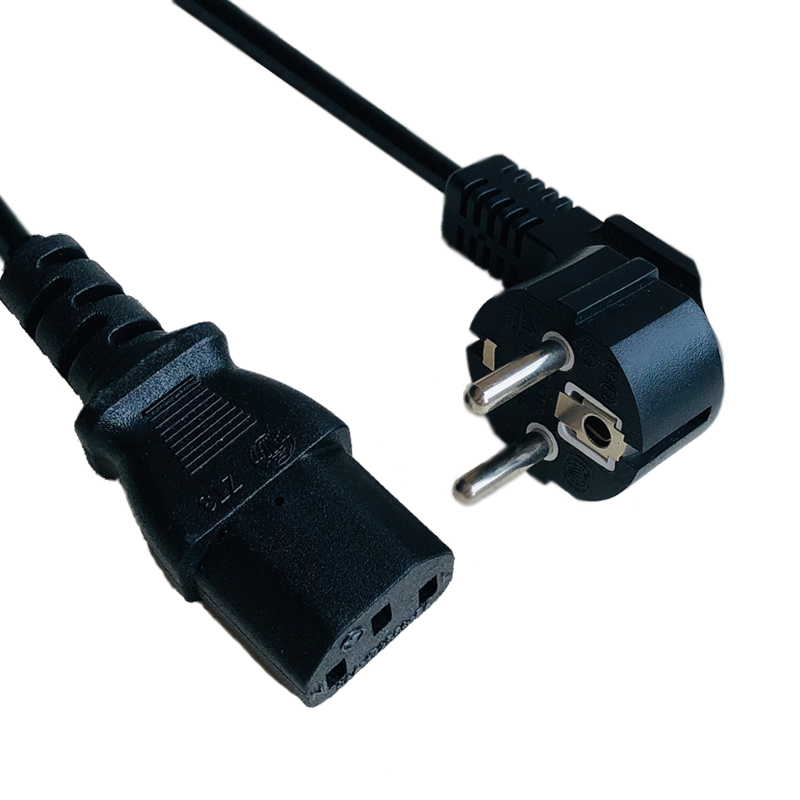 Computer cable extension C13 connector & EU plug