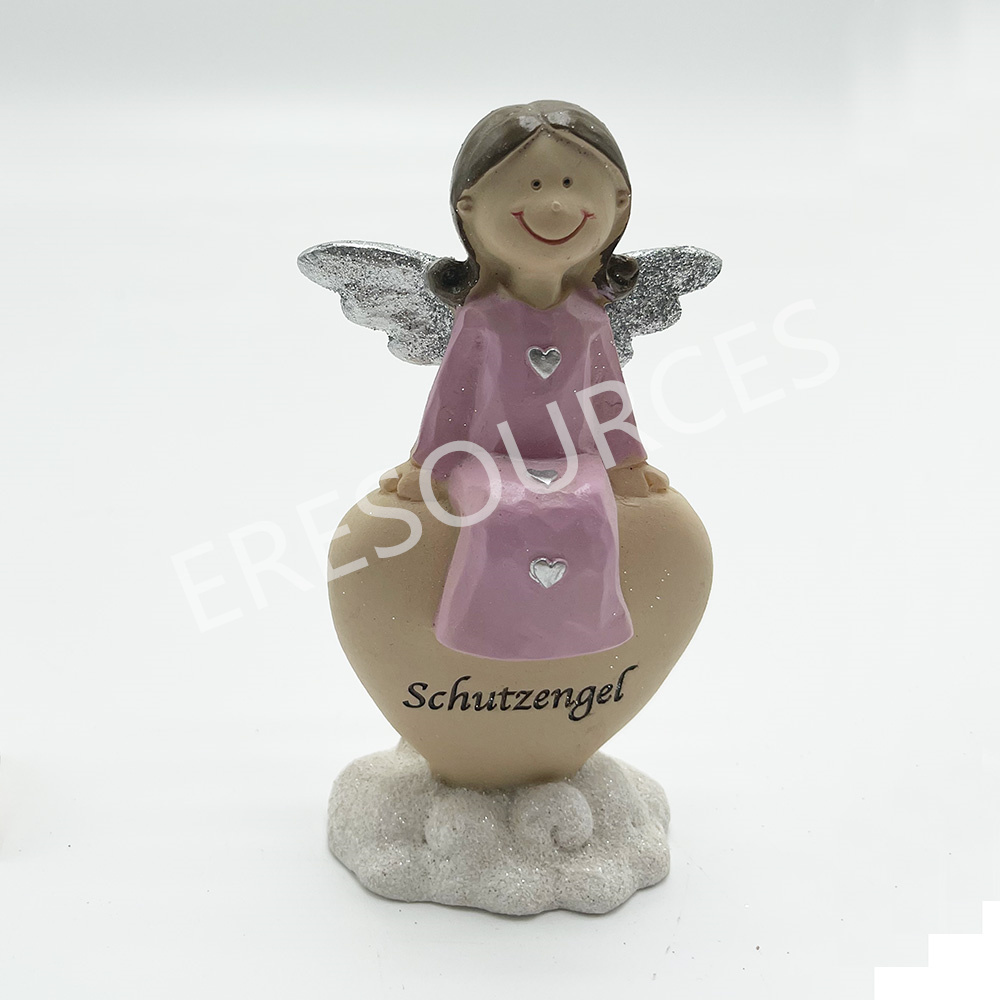 Christmas Poly Resin Angel Ornament