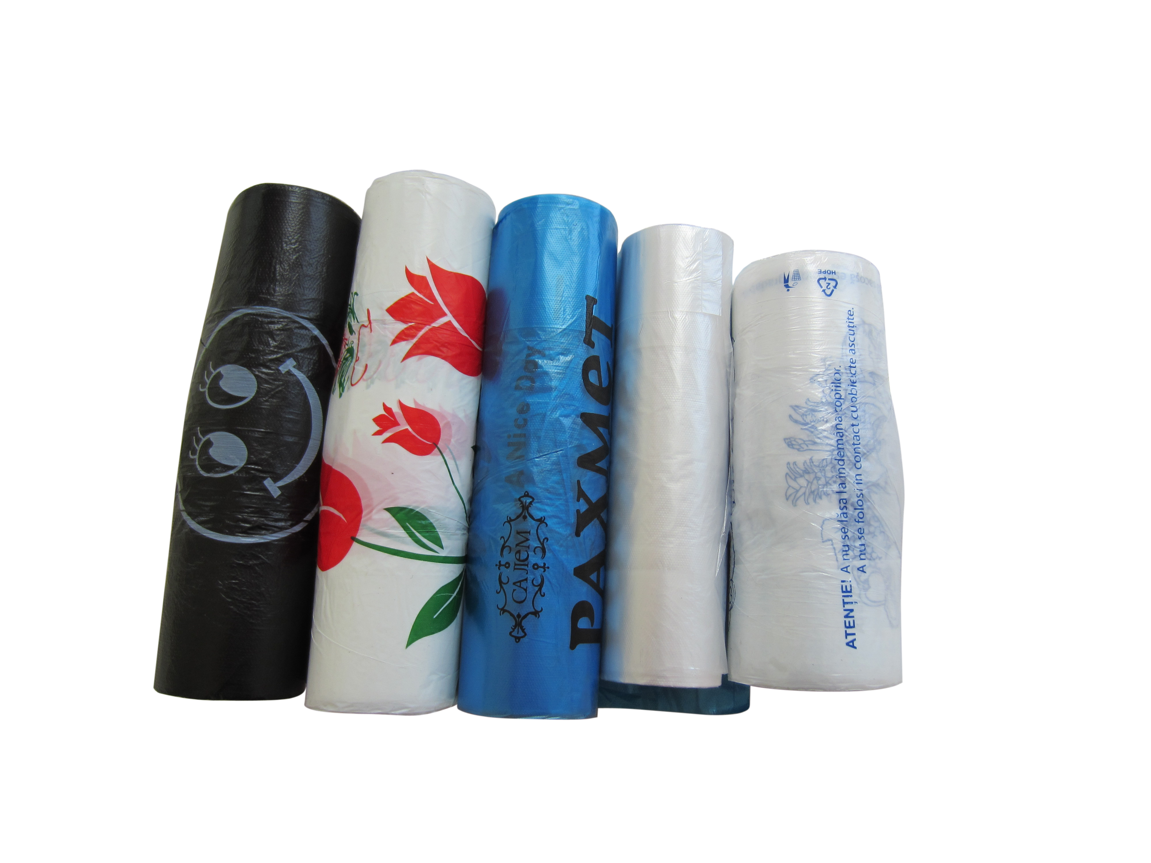 T-shirt Bags on Roll